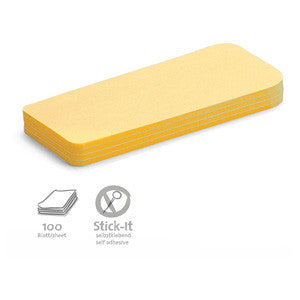 100 Stick-It Statement Cards, yellow